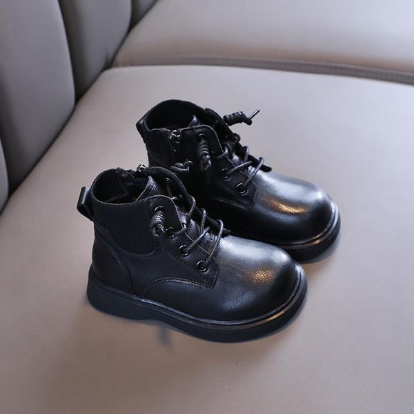 boots winter fashion girls ankle children warm platform leather shoes autumn kids black casual size 26-36, Black;grey
boots winter fashion girls ankle children warm platform leather shoes autumn kids black casual size 26-36, Black;grey