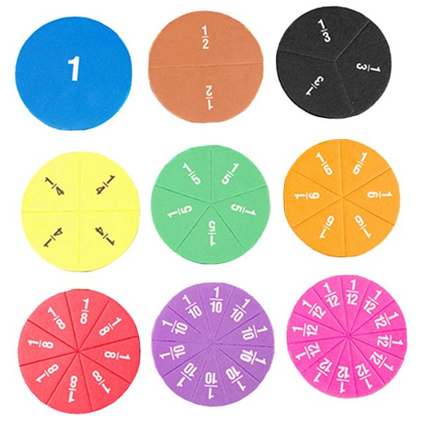 51pcs magnetic circular fractions card toys early education school aids toy gift 
51pcs magnetic circular fractions card toys early education school aids toy gift