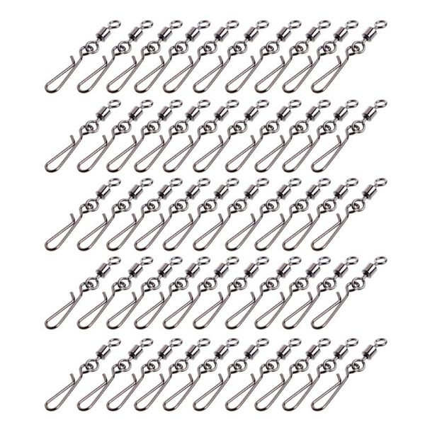50pcs rolling swivels interlock snap size 10 8 6 4 2 connector terminal tackle r58b fishing hooks
50pcs rolling swivels interlock snap size 10 8 6 4 2 connector terminal tackle r58b fishing hooks