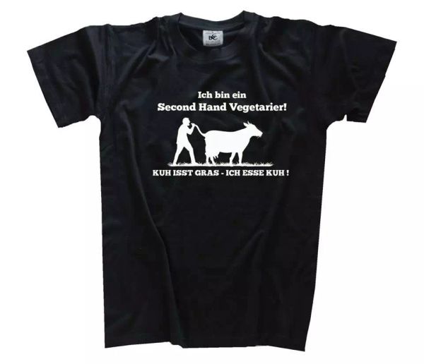 ich bin ein second hand vegetariano - vaca isst gras - yo ess camiseta s-xxxl, White;black
ich bin ein second hand vegetariano - vaca isst gras - yo ess camiseta s-xxxl, White;black