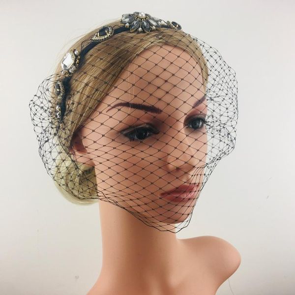 bridal veils black rhinestone face mask for headwear crystal veil elegant birdcage net pearl hair jewelry acccessories
bridal veils black rhinestone face mask for headwear crystal veil elegant birdcage net pearl hair jewelry acccessories