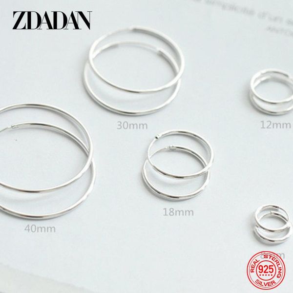 hoop & huggie zdadan 925 sterling silver round circle earrings for women men jewelry accessories wholesale, Golden;silver
hoop & huggie zdadan 925 sterling silver round circle earrings for women men jewelry accessories wholesale, Golden;silver