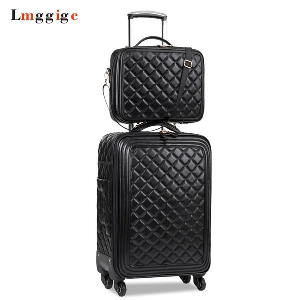 women luggage set,pu leather suitcase bag,universal wheels carry-ons,grid pattern carrier,,drag box
women luggage set,pu leather suitcase bag,universal wheels carry-ons,grid pattern carrier,,drag box