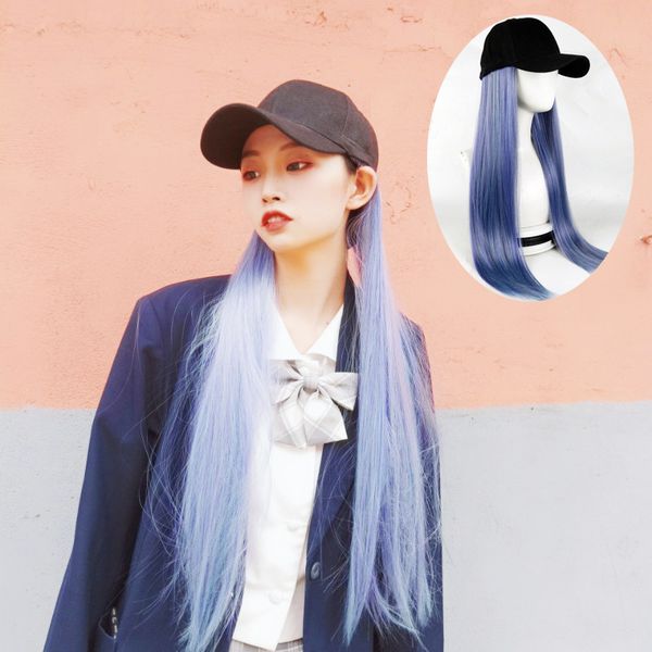haze blue wig female hat wig one female waist long straight hair dyed synthetic wigs tik tok live stream with goods, Black
haze blue wig female hat wig one female waist long straight hair dyed synthetic wigs tik tok live stream with goods, Black