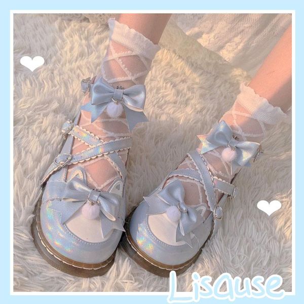 women shoes original lolita round head japanese cute student uniform big heels for dress, Black
women shoes original lolita round head japanese cute student uniform big heels for dress, Black
