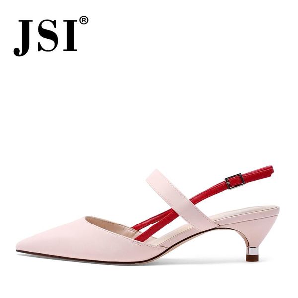 brand sandals woman pointed toe solid genuine leather front&rear strap shoes middle high cup heel sandal jo528, Black
brand sandals woman pointed toe solid genuine leather front&rear strap shoes middle high cup heel sandal jo528, Black
