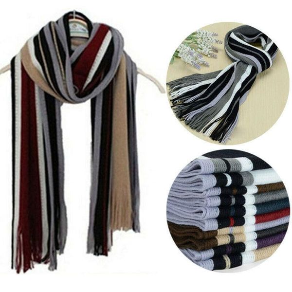scarves fashion men classic striped soft scarf autumn winter warm cashmere shawl wraps tassel male, Blue;gray
scarves fashion men classic striped soft scarf autumn winter warm cashmere shawl wraps tassel male, Blue;gray