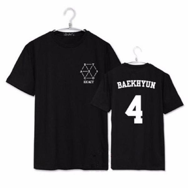 women's t-shirt mainlead kpop exo ex'act exact baekhyun chanyeol tshirt monster sehun tee women men, White
women's t-shirt mainlead kpop exo ex'act exact baekhyun chanyeol tshirt monster sehun tee women men, White