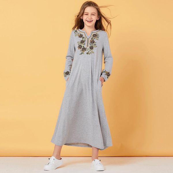 children sweat muslim dress girls trasuit floral moroccan dresses kids kimono islamic clothing dubai a-line vestido kaftan, Red
children sweat muslim dress girls trasuit floral moroccan dresses kids kimono islamic clothing dubai a-line vestido kaftan, Red