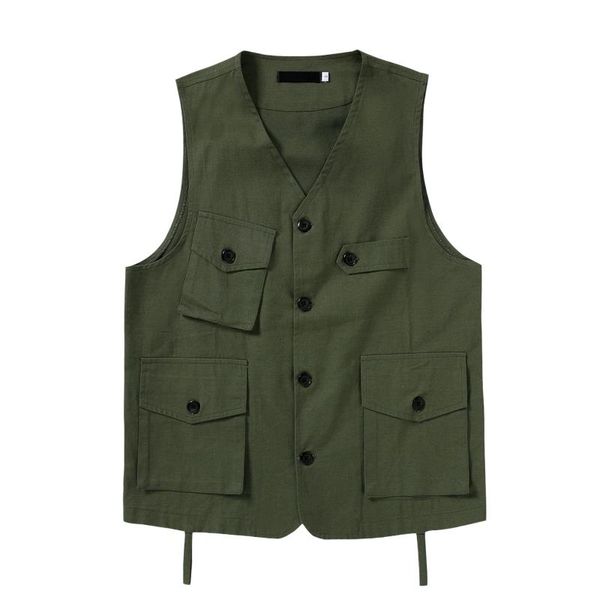 men's vests luclesam 2021 men amekaji pocket cargo vest japanese style casual fishing waistcoat gilet homme chaleco hombre, Black;white
men's vests luclesam 2021 men amekaji pocket cargo vest japanese style casual fishing waistcoat gilet homme chaleco hombre, Black;white