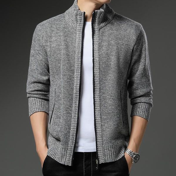 men's sweaters knit sweater autumn/winter artificial fur wool casual loose coat zipper cardigan solid color versatile jacket, White;black
men's sweaters knit sweater autumn/winter artificial fur wool casual loose coat zipper cardigan solid color versatile jacket, White;black