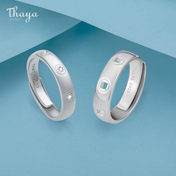cluster rings thaya real 925 sterling silver hollow ring white crystal creative designer fine jewelry open size for women gift, Golden;silver
cluster rings thaya real 925 sterling silver hollow ring white crystal creative designer fine jewelry open size for women gift, Golden;silver