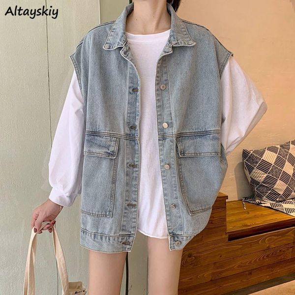 women's vests women denim solid turn-down collar single breasted stylish bf style couples chic hipsters high street hip-hop loose, Black;white
women's vests women denim solid turn-down collar single breasted stylish bf style couples chic hipsters high street hip-hop loose, Black;white