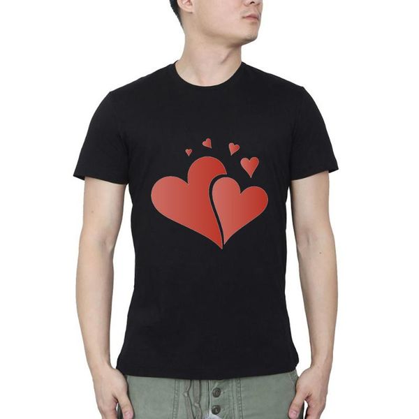 men's t-shirts valentine de special symbol of love casual summer t-shirt streetwear o neck, White;black
men's t-shirts valentine de special symbol of love casual summer t-shirt streetwear o neck, White;black