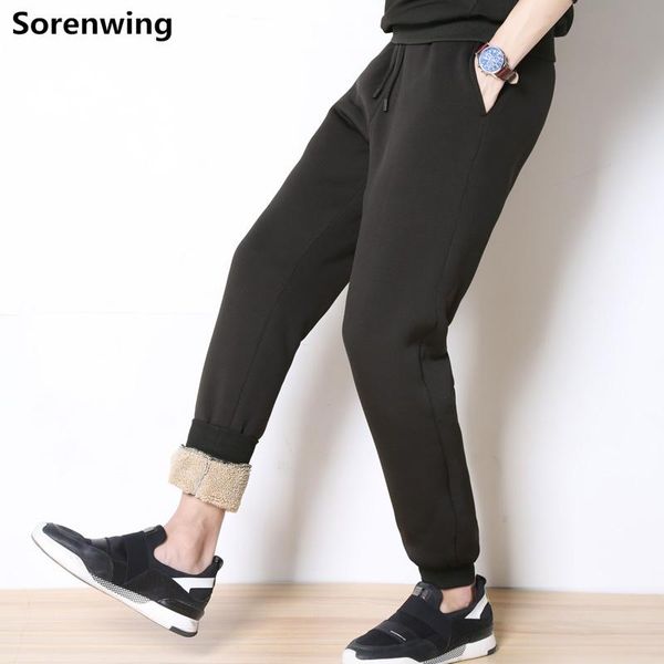 men's pants winter warm lamb cashmere joggers sweatpants 2021 thickening mens hip hop male trousers man sweat, Black
men's pants winter warm lamb cashmere joggers sweatpants 2021 thickening mens hip hop male trousers man sweat, Black