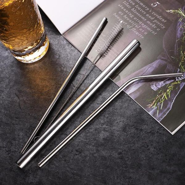 drinking straws 1set 304 stainless steel straw metal 21.5mm reusable set with cleaner brush for mugs
drinking straws 1set 304 stainless steel straw metal 21.5mm reusable set with cleaner brush for mugs