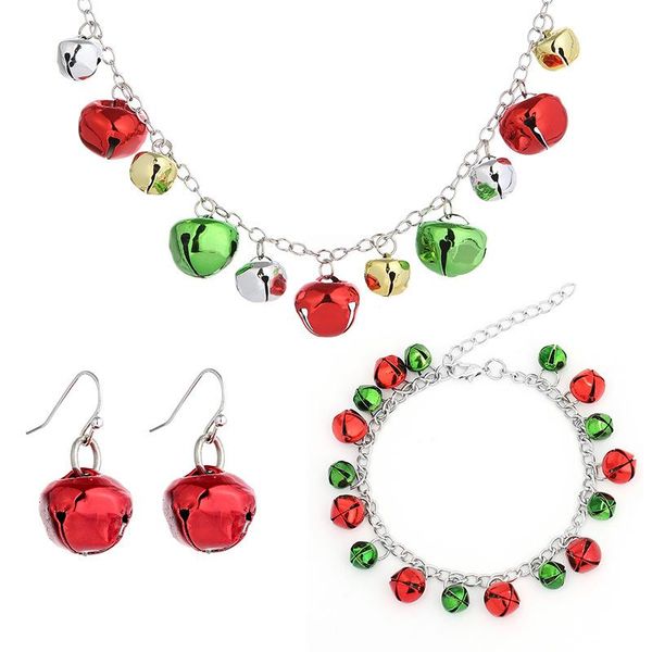 earrings & necklace christmas jungle bell earring bracelet jewelry set holiday for women celebration decration gift, Silver
earrings & necklace christmas jungle bell earring bracelet jewelry set holiday for women celebration decration gift, Silver