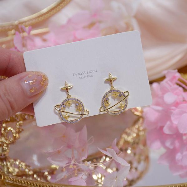 dangle & chandelier fashion jewelry exquisite 14k real gold plated creative star planet earrings elegant women's wedding accessories pe, Silver
dangle & chandelier fashion jewelry exquisite 14k real gold plated creative star planet earrings elegant women's wedding accessories pe, Silver