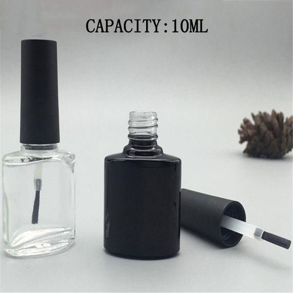 empty flat glass nail polish bottle with brush oil 10ml diy refillable oval liquid container black storage bottles & jars
empty flat glass nail polish bottle with brush oil 10ml diy refillable oval liquid container black storage bottles & jars