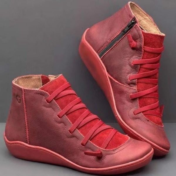 boots women's pu leather ankle women autumn winter cross strappy vintage punk flat ladies shoes woman botas mujer, Black
boots women's pu leather ankle women autumn winter cross strappy vintage punk flat ladies shoes woman botas mujer, Black