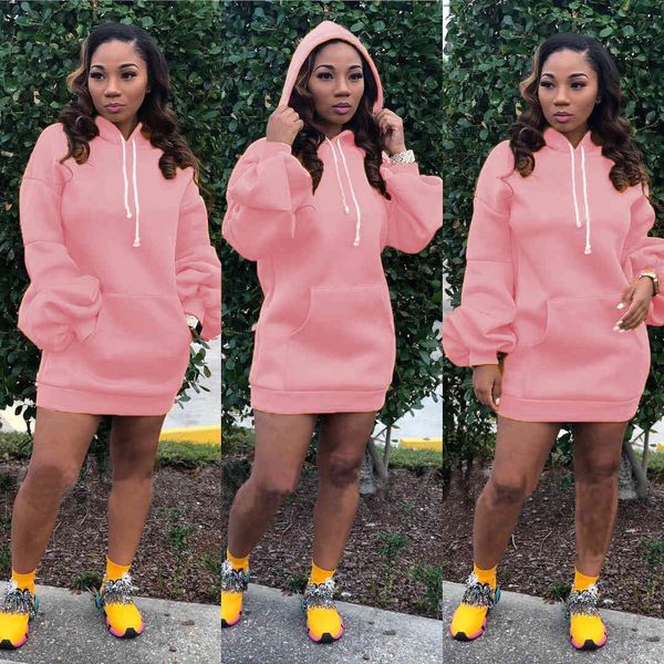 casual women solid color hoodie fashion female's hooded full y sleeves drawstring mini with pockets autumn, Black;gray
casual women solid color hoodie fashion female's hooded full y sleeves drawstring mini with pockets autumn, Black;gray