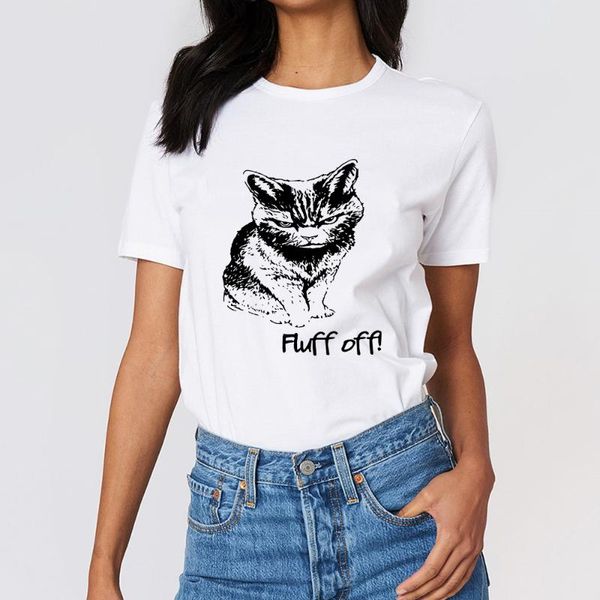 women's t-shirt 2021 wonen four majestic and handsome black cat simplicity printed fashion soothing clothes tshirt, White
women's t-shirt 2021 wonen four majestic and handsome black cat simplicity printed fashion soothing clothes tshirt, White