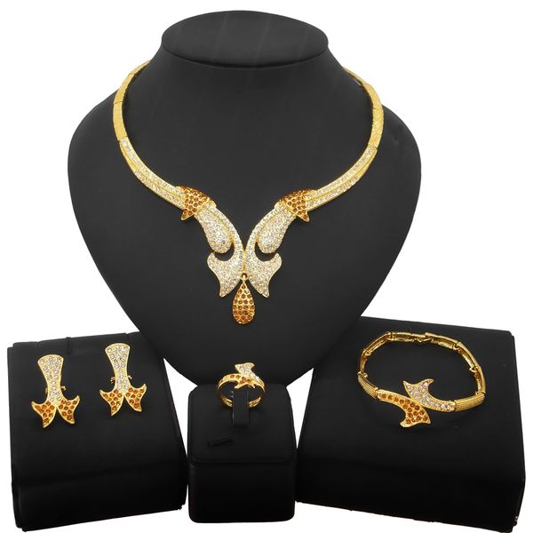 yulaili latest earrings design irregular diamond drop jewelry set dubai luxury ring necklace bracelet four-piece jewellery sets, Black
yulaili latest earrings design irregular diamond drop jewelry set dubai luxury ring necklace bracelet four-piece jewellery sets, Black