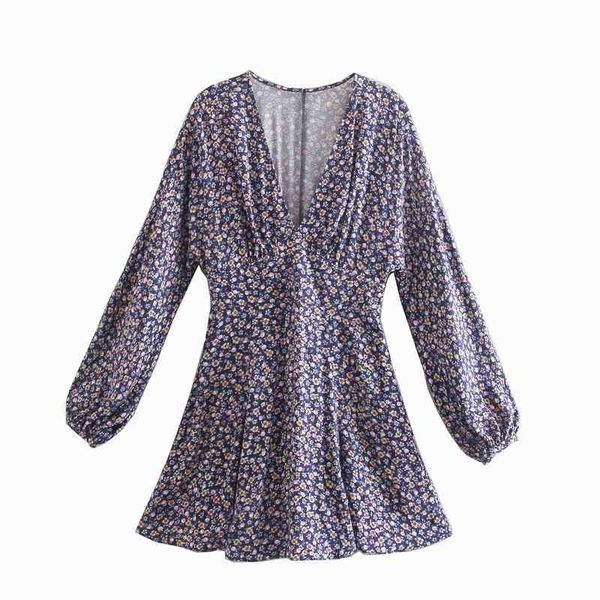 women's t-shirt vintage women v-neck floral print dress 2021 fashion ladies waist-controlled a-line streetwear female chic mini es, White
women's t-shirt vintage women v-neck floral print dress 2021 fashion ladies waist-controlled a-line streetwear female chic mini es, White