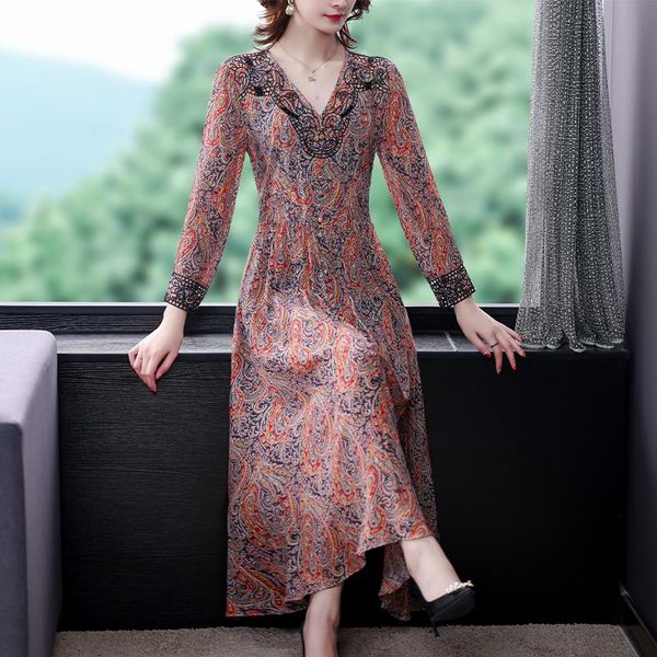 casual dresses 2021 autumn red print mulberry silk midi women elegant bodycon party vestidos winter vintage plus size long sleeve dress, Black;gray
casual dresses 2021 autumn red print mulberry silk midi women elegant bodycon party vestidos winter vintage plus size long sleeve dress, Black;gray