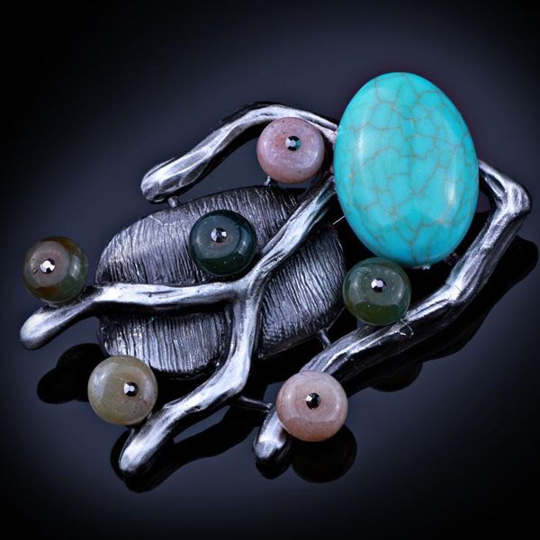 pins, brooches farlena jewelry handmade natural stone beads bouquet for women dress accessory vintage black gun plated brooch pins, Gray
pins, brooches farlena jewelry handmade natural stone beads bouquet for women dress accessory vintage black gun plated brooch pins, Gray