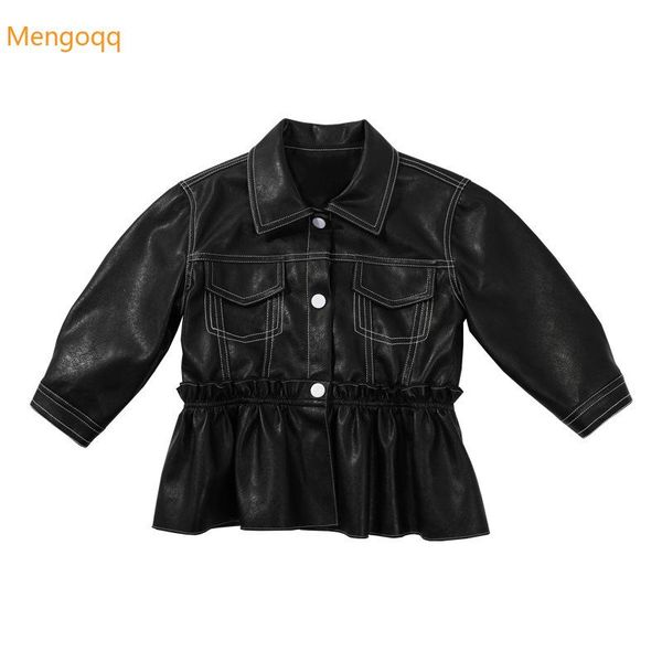 jackets 2021 girls pu coat windbreaker leather jacket autumn winter children wear long sleeve 2-7y, Blue;gray
jackets 2021 girls pu coat windbreaker leather jacket autumn winter children wear long sleeve 2-7y, Blue;gray