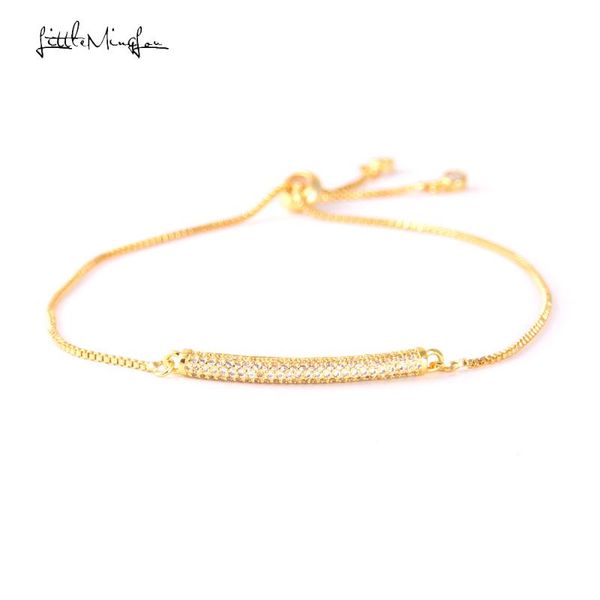 charm bracelets little minglou men bracelet cz white zircon long tube adjustable link chain women & bangles for jewelry, Golden;silver
charm bracelets little minglou men bracelet cz white zircon long tube adjustable link chain women & bangles for jewelry, Golden;silver