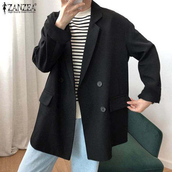 stylish autumn solid blazers women's casual coats double breasted outwears female cardigan tunic plus size suits &, White;black
stylish autumn solid blazers women's casual coats double breasted outwears female cardigan tunic plus size suits &, White;black