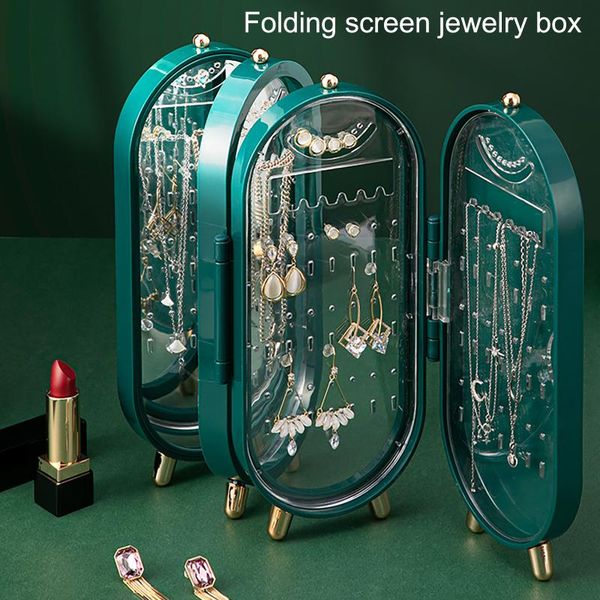 storage boxes & bins folding jewelry box multi-compartment visible multilayer organizer dustproof makeup holder
storage boxes & bins folding jewelry box multi-compartment visible multilayer organizer dustproof makeup holder