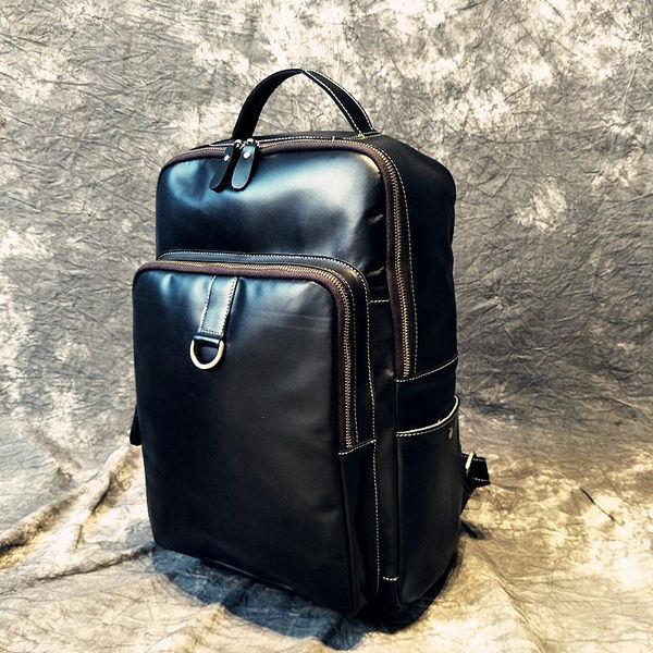 backpack 100% cow genuine leather men backpacks real natural student boy large fashion computer lapbag
backpack 100% cow genuine leather men backpacks real natural student boy large fashion computer lapbag