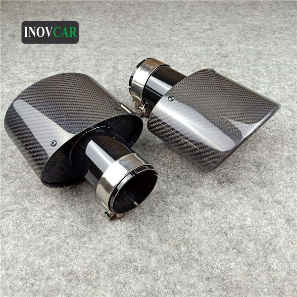 motorcycle exhaust system universal glossy black carbon fiber with stainless steel end pipe outlet 90mm 155mm oval shape tips
motorcycle exhaust system universal glossy black carbon fiber with stainless steel end pipe outlet 90mm 155mm oval shape tips