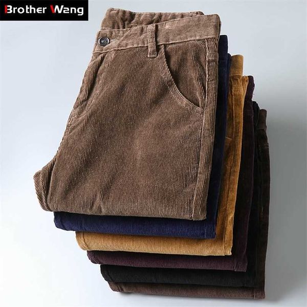 6 color men's thick corduroy casual pants winter style business stretch regular fit trousers male brand clothes 211009, Black
6 color men's thick corduroy casual pants winter style business stretch regular fit trousers male brand clothes 211009, Black