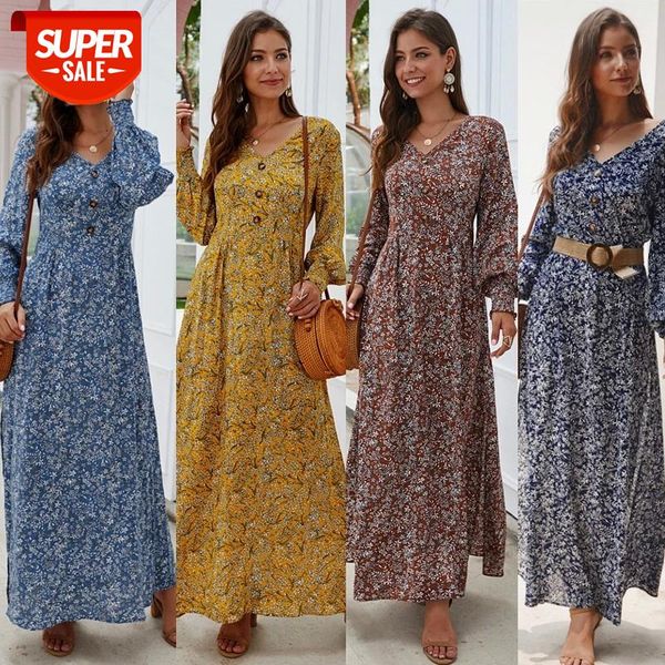 vintage floral maxi dress summer a-line high waist lantern sleeve spring long elegant retro boho women vestidos #jz5q, White;black
vintage floral maxi dress summer a-line high waist lantern sleeve spring long elegant retro boho women vestidos #jz5q, White;black