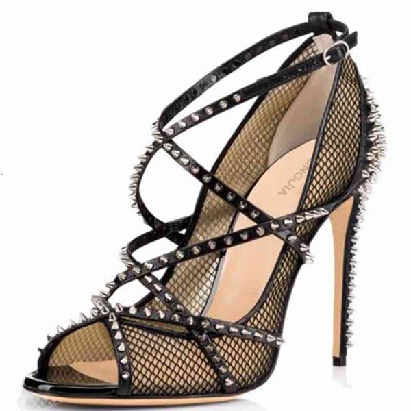 spikes women sliver fishnet extreme high heels ladies strappy pumps black mesh shoes peep toe rivets sandals stilettos
spikes women sliver fishnet extreme high heels ladies strappy pumps black mesh shoes peep toe rivets sandals stilettos