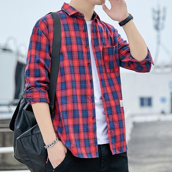 men's casual shirts 2021 spring summer fashion dress shirt plaid plus size 4xl chemise homme male business long sleeved a173, White;black
men's casual shirts 2021 spring summer fashion dress shirt plaid plus size 4xl chemise homme male business long sleeved a173, White;black