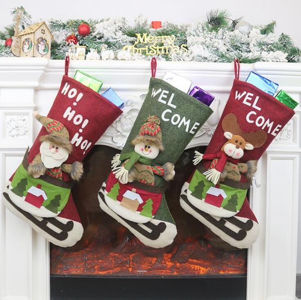 45 designs decoration christmas stockings gift bag kids large size candy bags santa xmas tree hanging ornament socks party home christmas d
45 designs decoration christmas stockings gift bag kids large size candy bags santa xmas tree hanging ornament socks party home christmas d