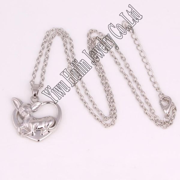 arrival antique sliver plated cute chihuahua dog jewelry charm animal necklace pendant necklaces, Silver
arrival antique sliver plated cute chihuahua dog jewelry charm animal necklace pendant necklaces, Silver