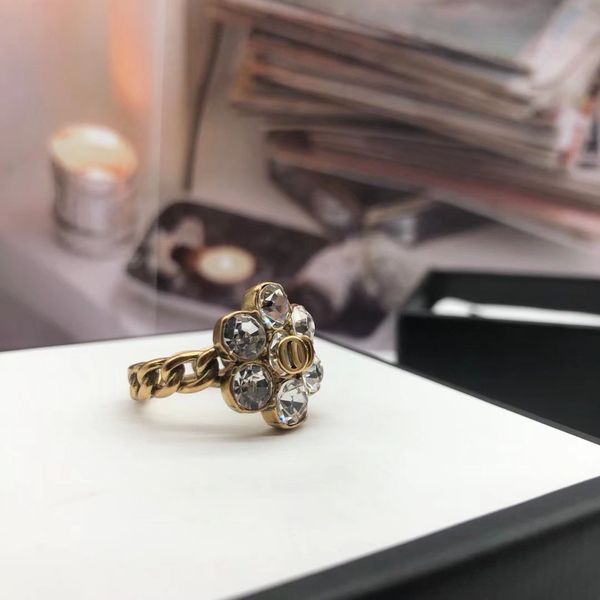 original brand designer vintage opening ring hexagonal zircon middle logo temperament ladies men fashion jewelry party gifts, Silver
original brand designer vintage opening ring hexagonal zircon middle logo temperament ladies men fashion jewelry party gifts, Silver