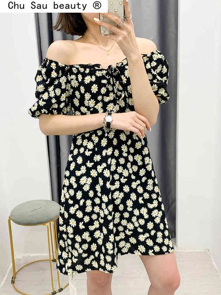 beauty fashion casual daisy print mini dress women french chic square collar summer beach dresses mujer vestido 210514, Black;gray
beauty fashion casual daisy print mini dress women french chic square collar summer beach dresses mujer vestido 210514, Black;gray