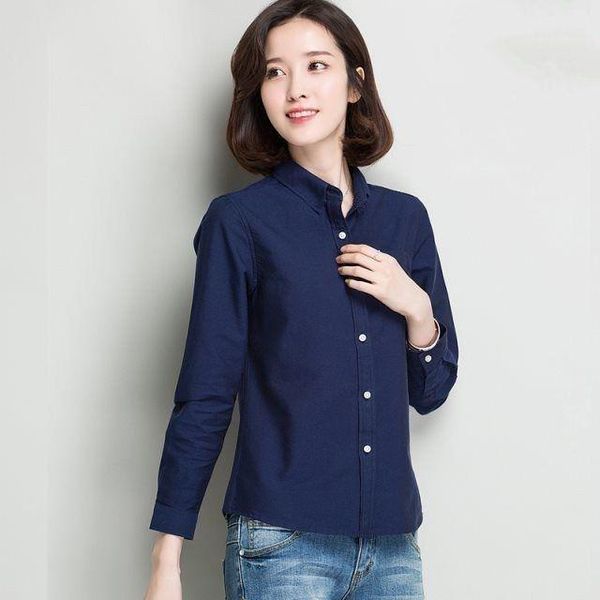 women's blouses & shirts women blouse spring autumn shirt casual white solid dark blue long sleeve blusas ropa de mujer
women's blouses & shirts women blouse spring autumn shirt casual white solid dark blue long sleeve blusas ropa de mujer