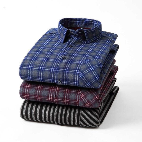 2021 autumn winter men's casual thickened double-sided plush warm shirt middle-aged and elderly gift plaid shirt, White;black
2021 autumn winter men's casual thickened double-sided plush warm shirt middle-aged and elderly gift plaid shirt, White;black