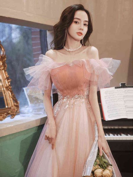 prom luxury boutique occasion dresses evening princs autumn winter fairy off shoulder temperament long banquet host, Black
prom luxury boutique occasion dresses evening princs autumn winter fairy off shoulder temperament long banquet host, Black