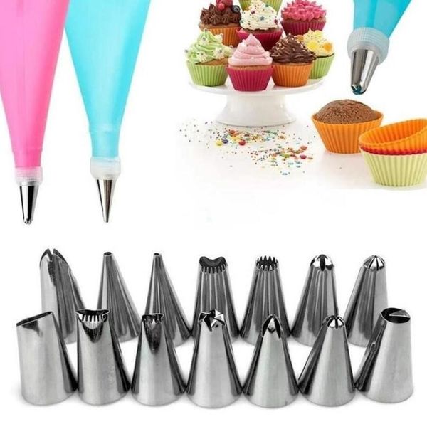 baking & pastry tools 16pcs cake tool stainless steel nozzles eva bag decorating kitchen supply
baking & pastry tools 16pcs cake tool stainless steel nozzles eva bag decorating kitchen supply