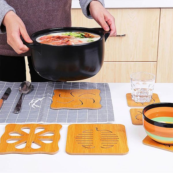 mats & pads 1pcs heat resistant pot mat isolation pad hollow out cartoon pattern bowl cup coasters wood kitchen gadgets
mats & pads 1pcs heat resistant pot mat isolation pad hollow out cartoon pattern bowl cup coasters wood kitchen gadgets