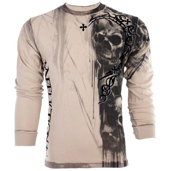 men's t-shirts mens cool 3d skulls printed long sleeve shirt autumn winter tattoo biker top, White;black
men's t-shirts mens cool 3d skulls printed long sleeve shirt autumn winter tattoo biker top, White;black